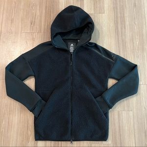 EUC Warm Adidas Zip-Up Hooded Fleece Jacket